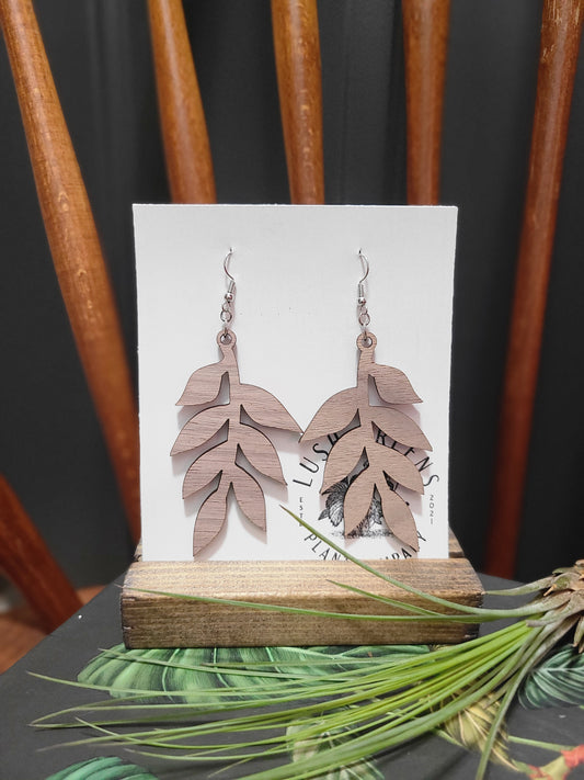 Handmade Wooden Earrings, style #20