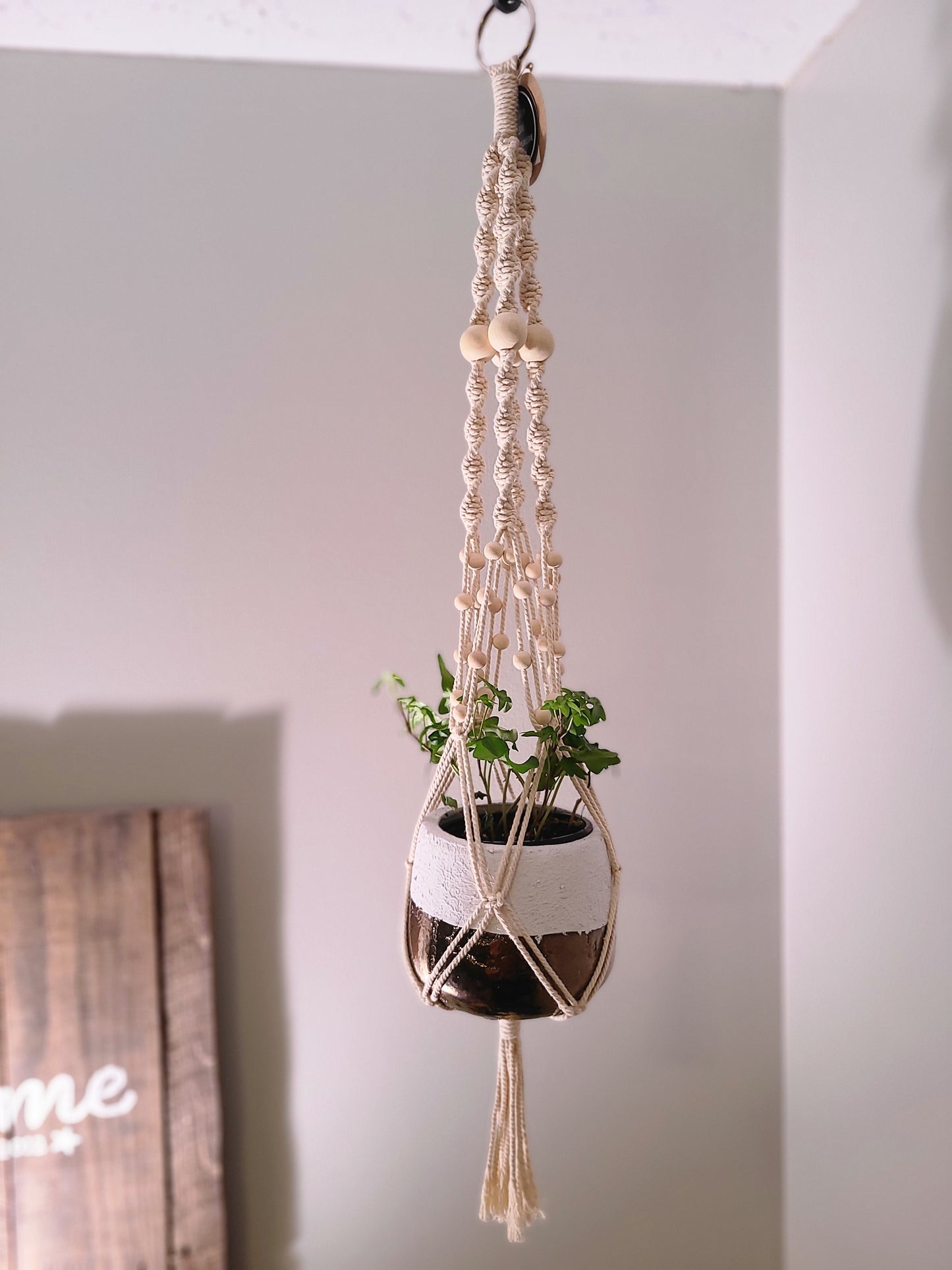 Mary Beth 33" Long- Handmade Macramé Hanger