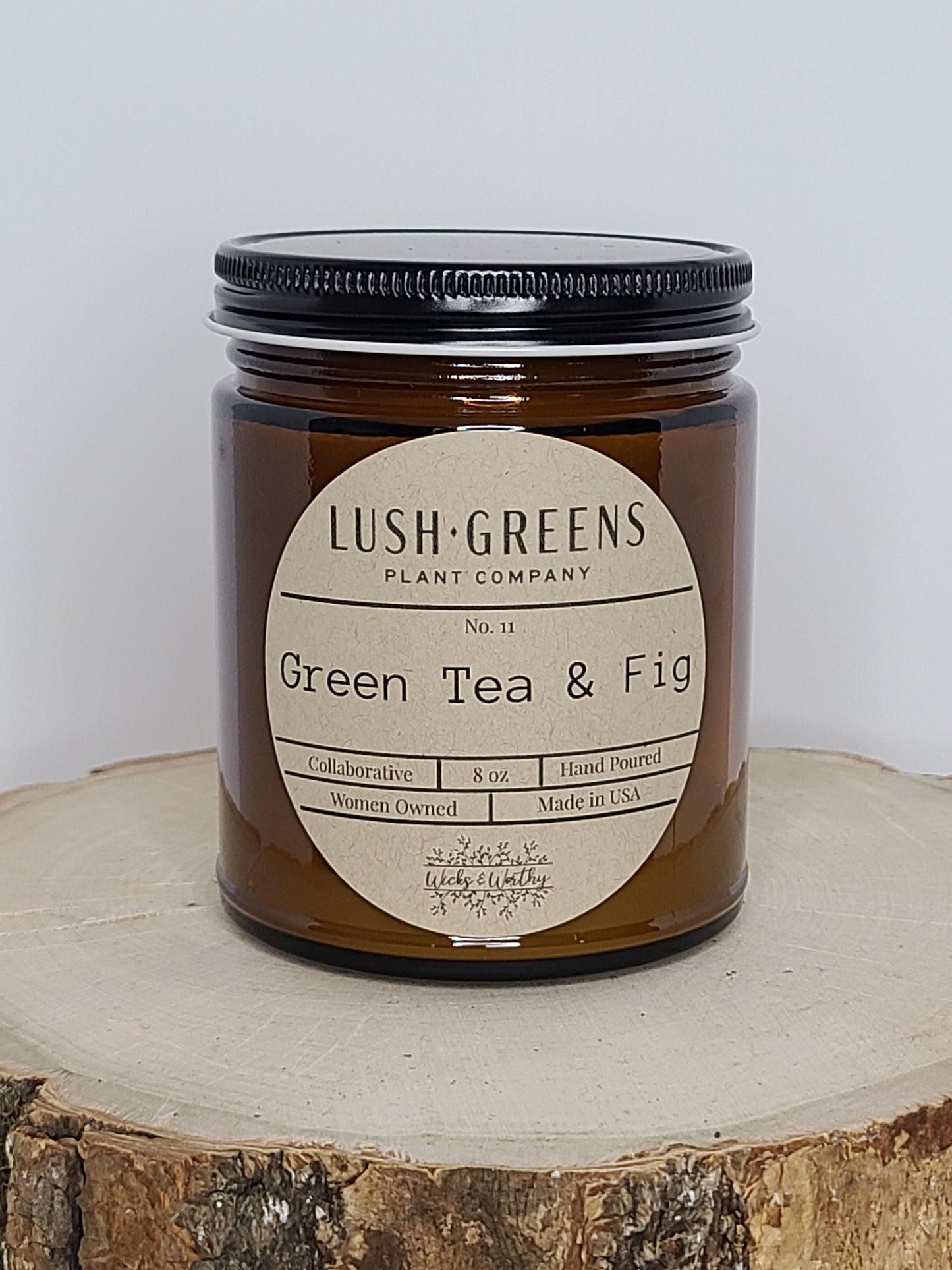 Green Tea & Fig: No. 11 Candle, 8 oz